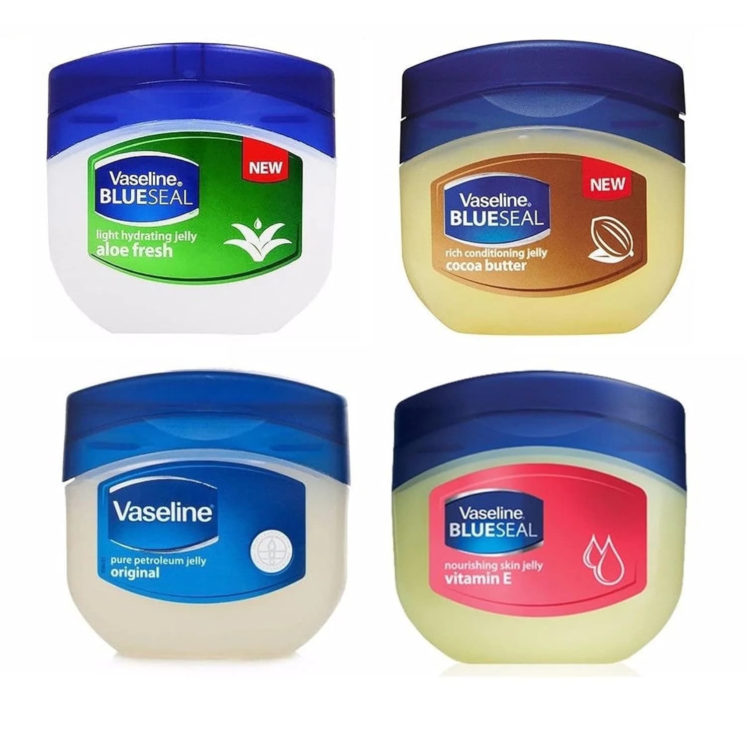 Vaseline Blue Seal Series (Paquete Variado de 4)