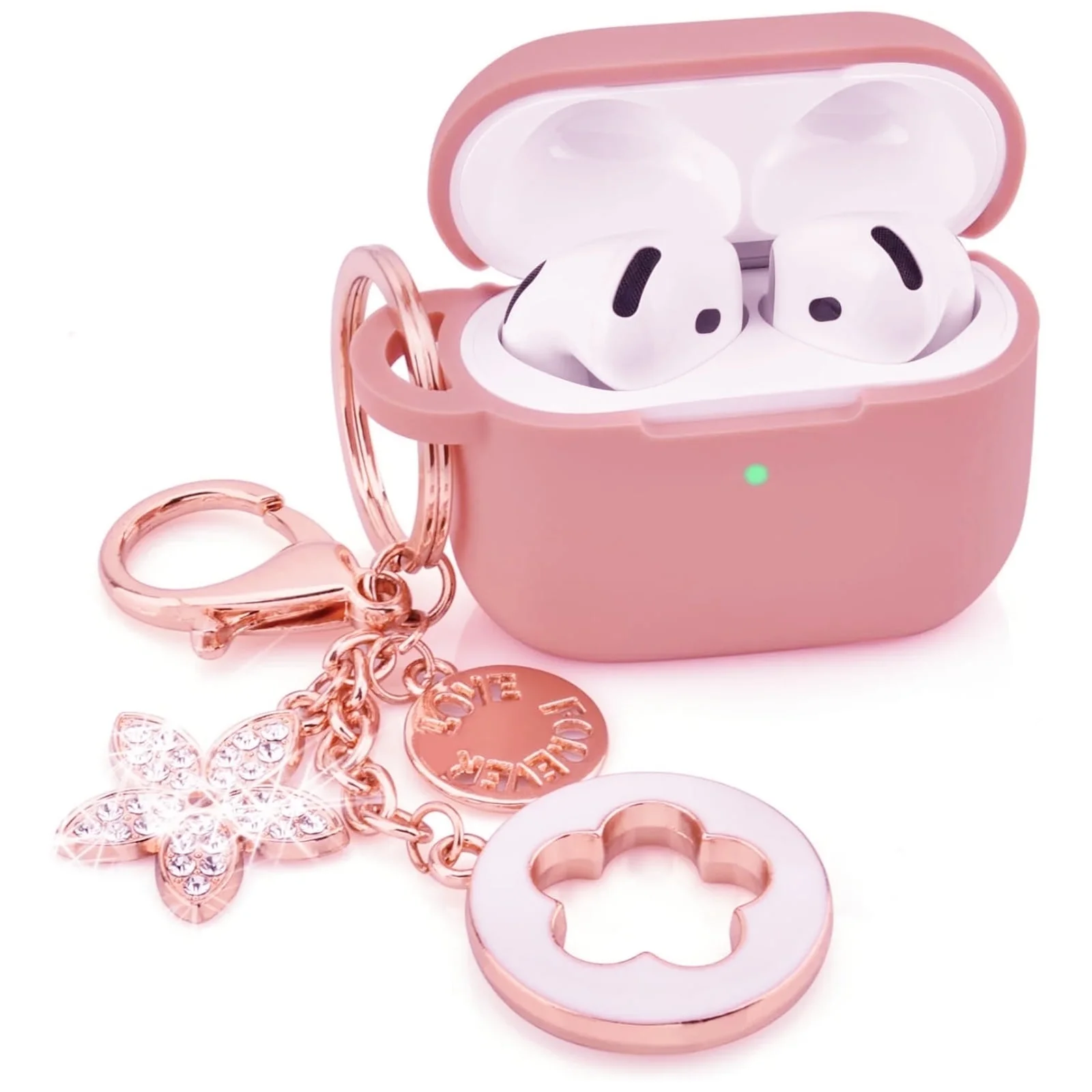 Funda de Silicona con Protección Anticaída, Compatible con Auriculares Inalámbricos de 4ta Generación