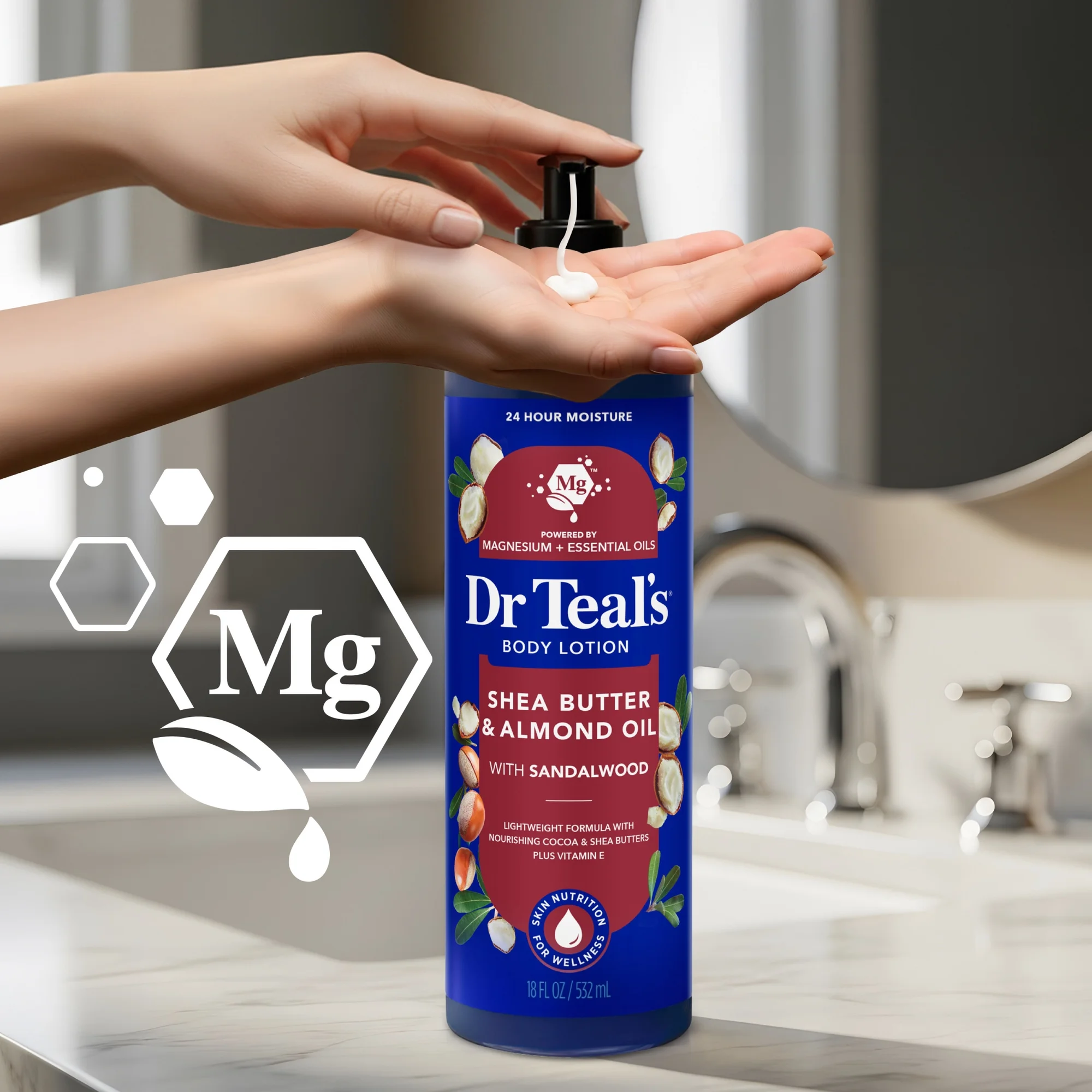 Loción Corporal Humectante, con Manteca de Karité y Aceite de Almendra