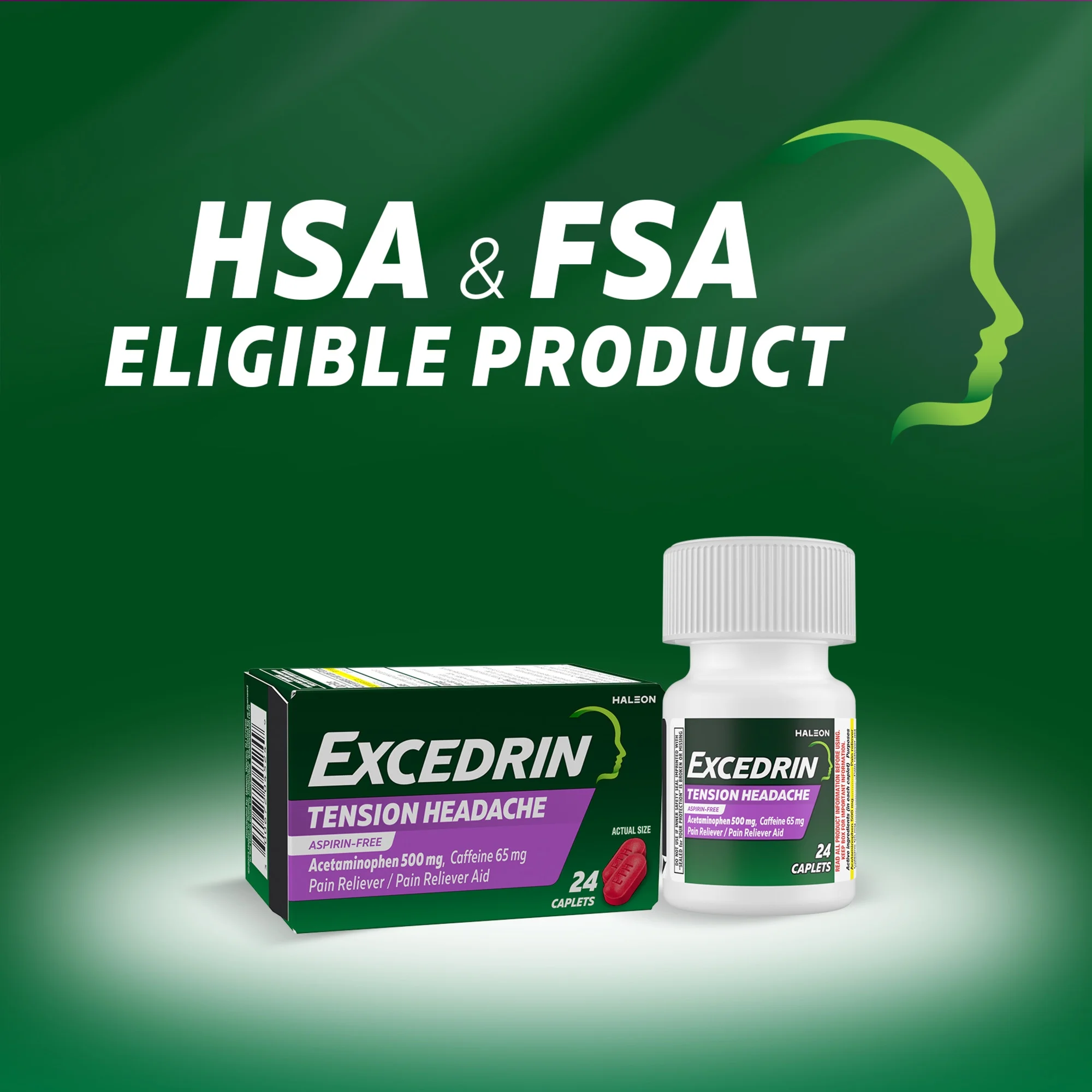 Excedrin Tension Headache Alivio Tabletas
