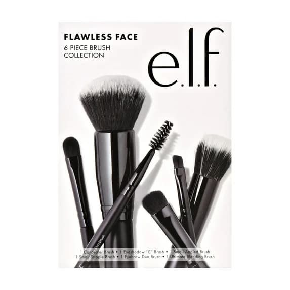 e.l.f. Flawless Face Colección de Brochas de 6 Piezas