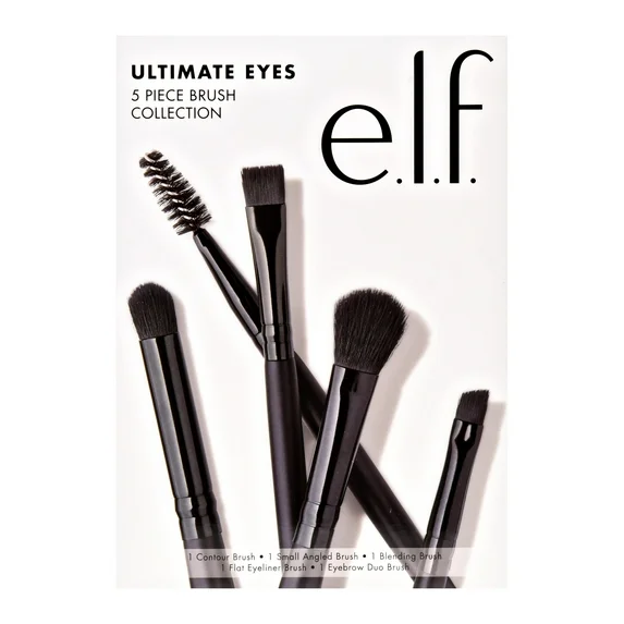 e.l.f. Ultimate Eyes Colección de Brochas de 5 Piezas