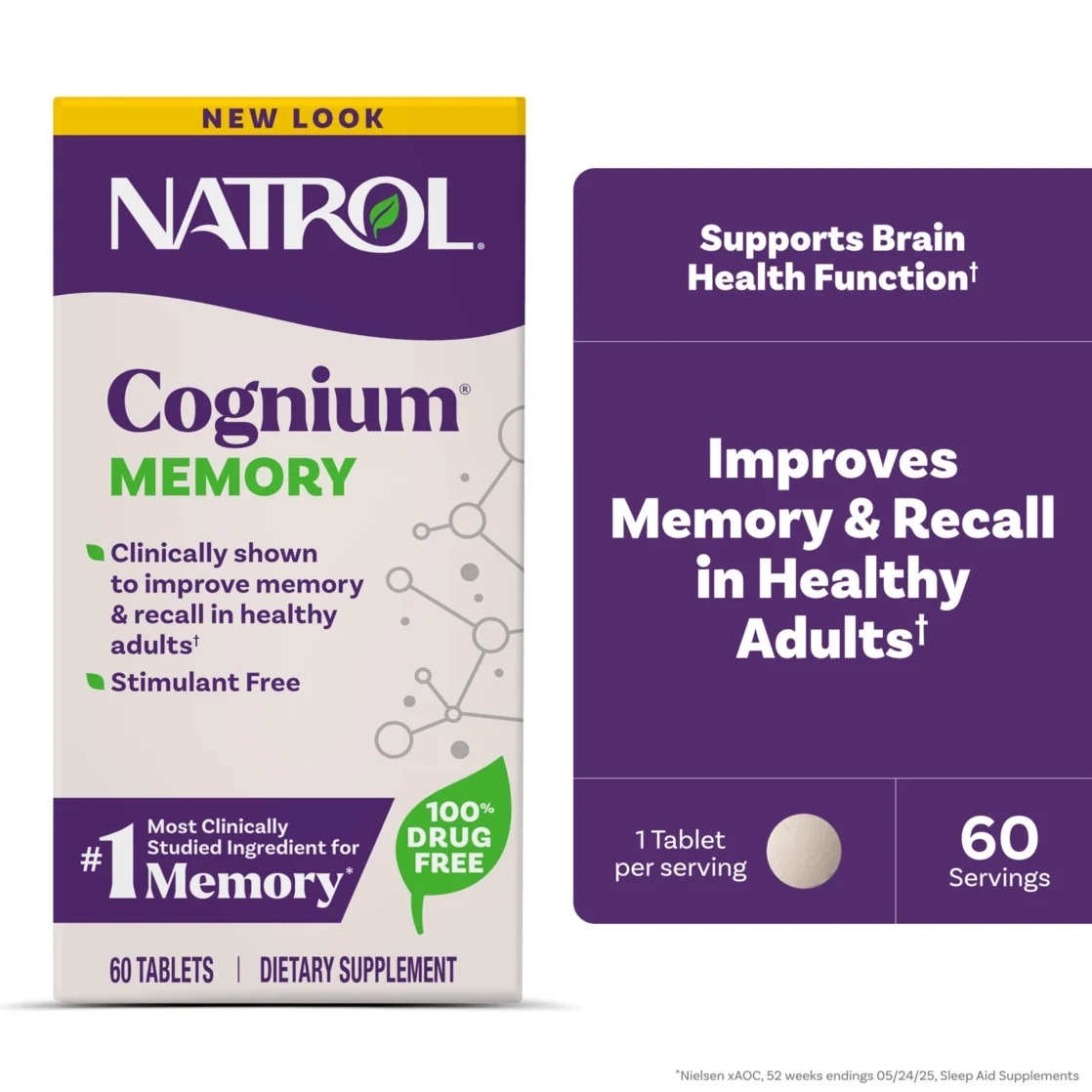 Natrol® Cognium® Tabletas de Memoria Suplemento