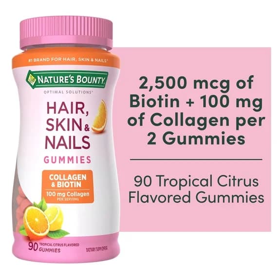 Vitamina para Cabello, Piel y Uñas con Colágeno y Biotina