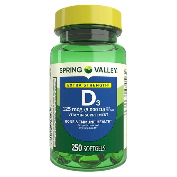 Cápsulas Blandas de Vitamina D3 de Fuerza Extra