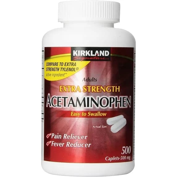 Acetaminofén de Fuerza 500 Mg.